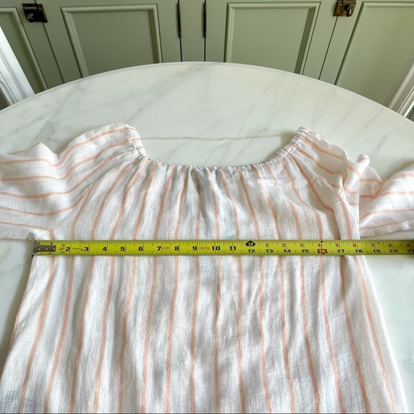 Sanctuary Linen Blend Striped Blouse Sz XS - Picture 8 of 9